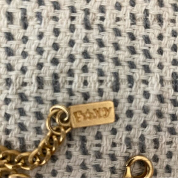 FOXY  Necklace Yellow Pear with Gold Tone Chain - Picture 4 of 4